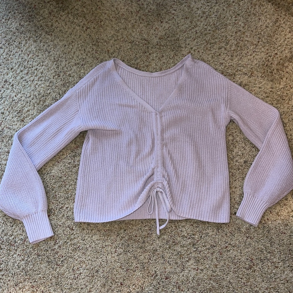 Hollister Purple Long Sleeve Sweater